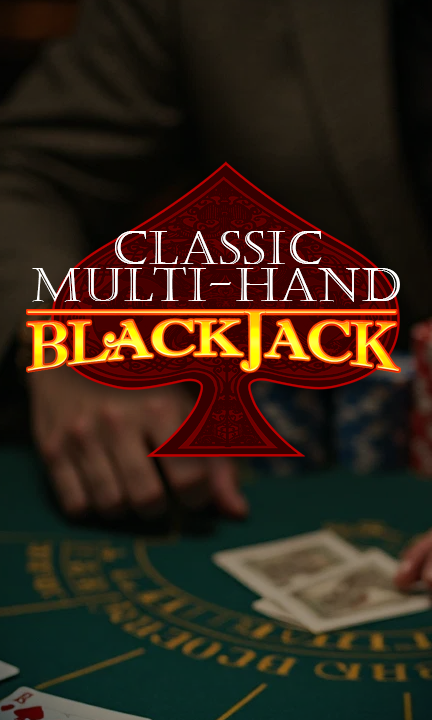Classic Multi-Hand Blackjack (Red)