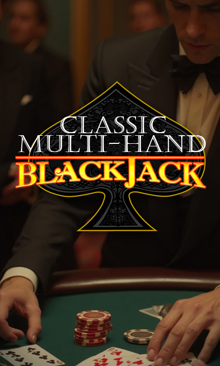 Classic Multi-Hand Blackjack (Black)